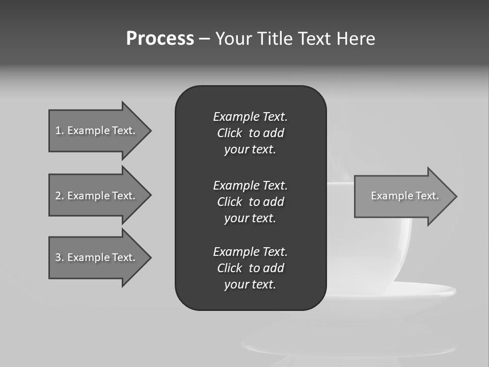 A Cup Of Coffee With Steam Coming Out Of It PowerPoint Template