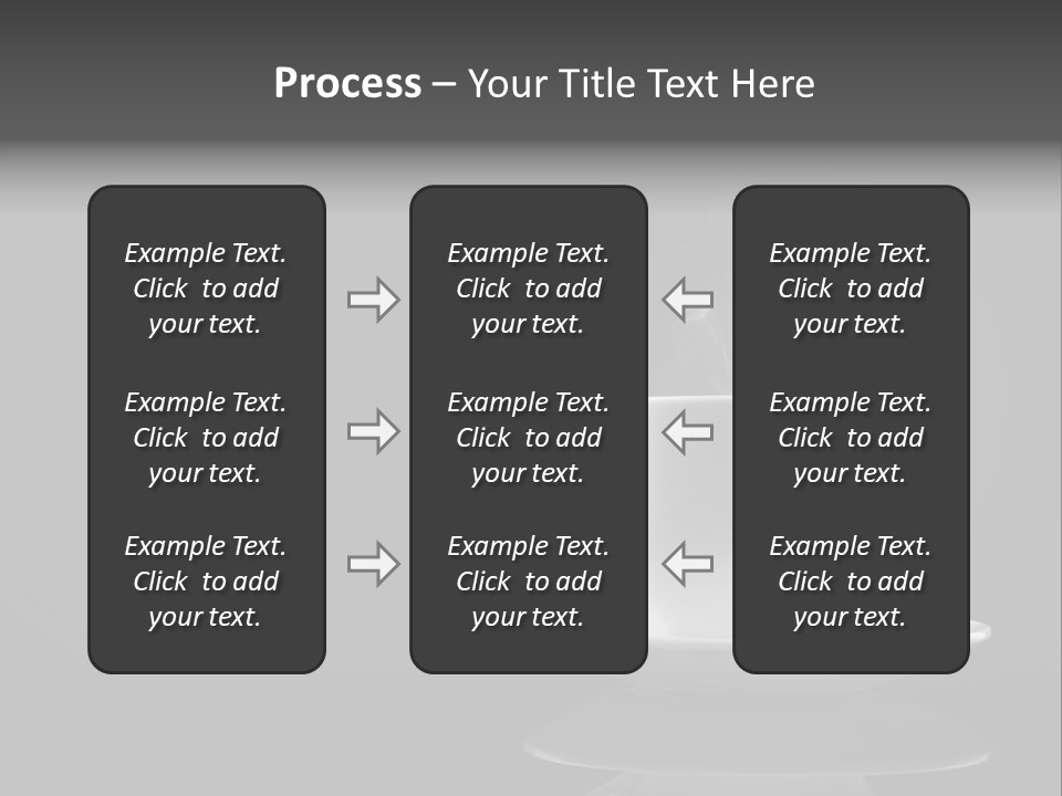 A Cup Of Coffee With Steam Coming Out Of It PowerPoint Template