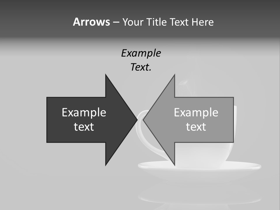 A Cup Of Coffee With Steam Coming Out Of It PowerPoint Template