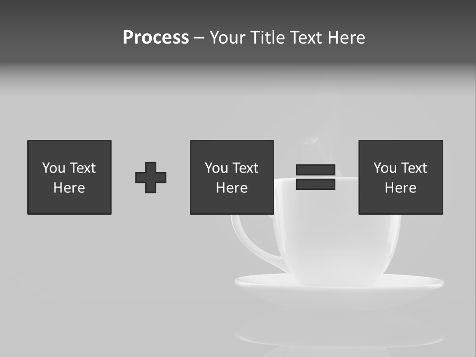 A Cup Of Coffee With Steam Coming Out Of It PowerPoint Template