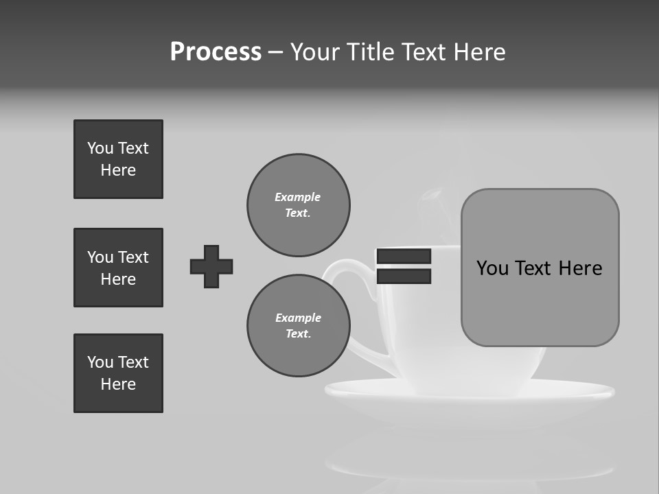 A Cup Of Coffee With Steam Coming Out Of It PowerPoint Template