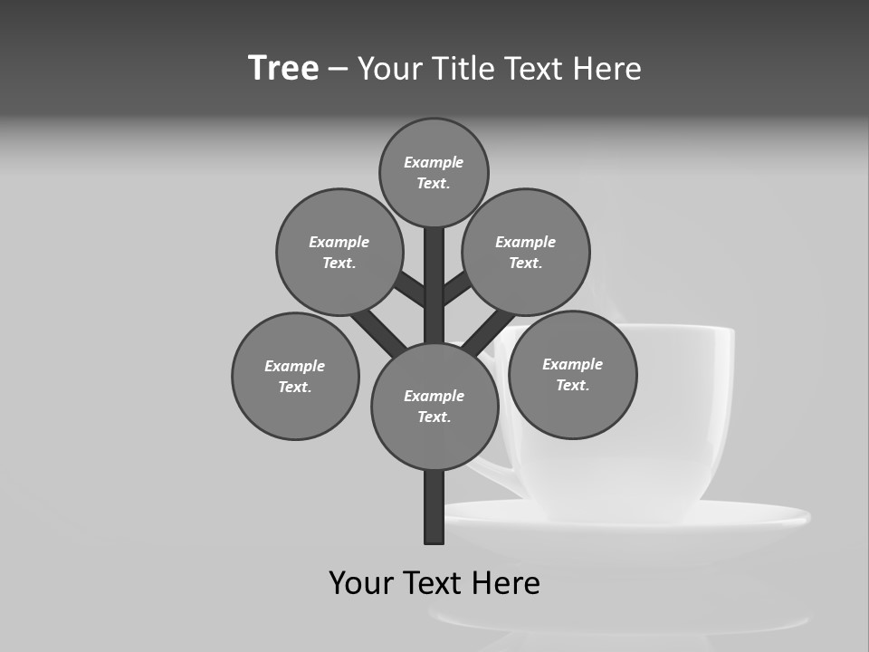 A Cup Of Coffee With Steam Coming Out Of It PowerPoint Template