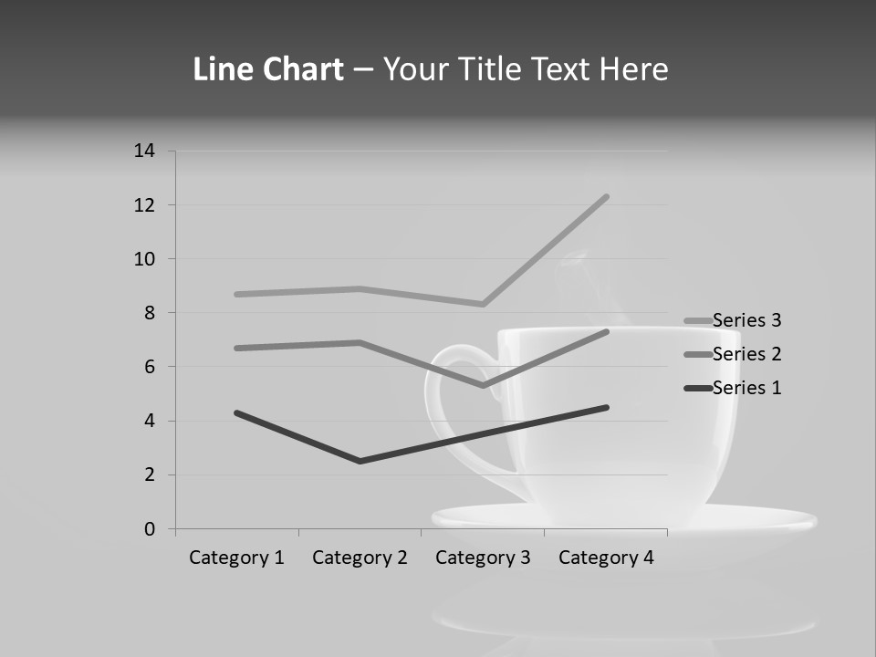 A Cup Of Coffee With Steam Coming Out Of It PowerPoint Template