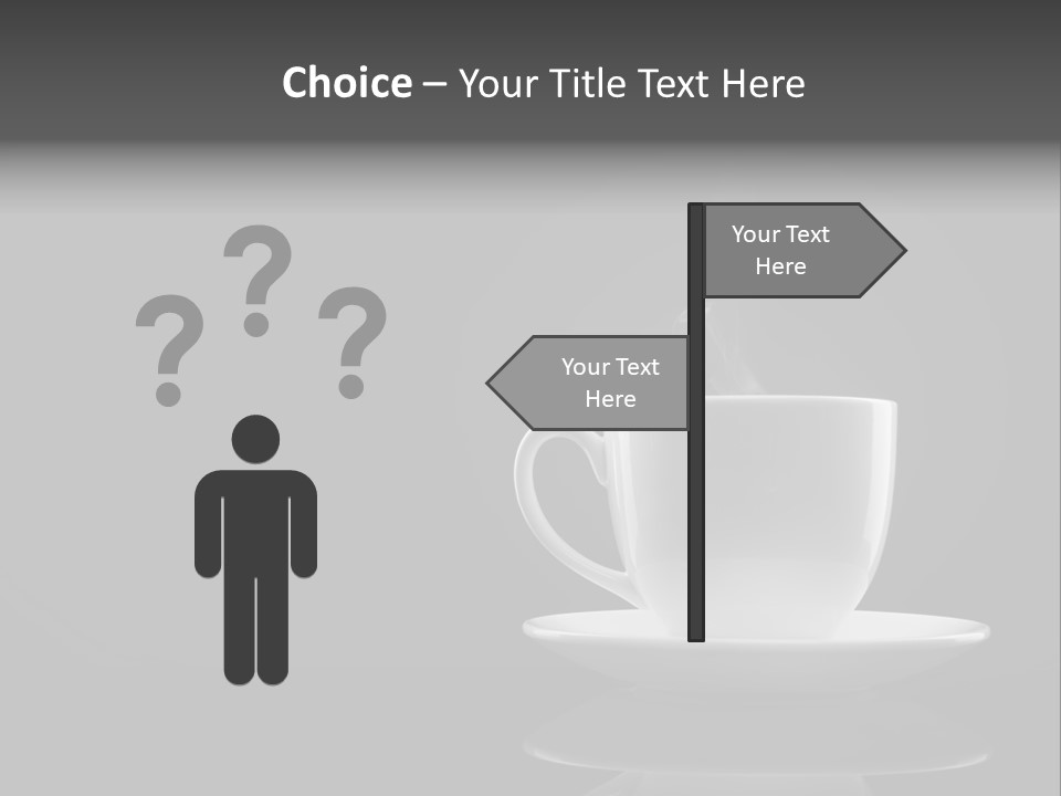 A Cup Of Coffee With Steam Coming Out Of It PowerPoint Template