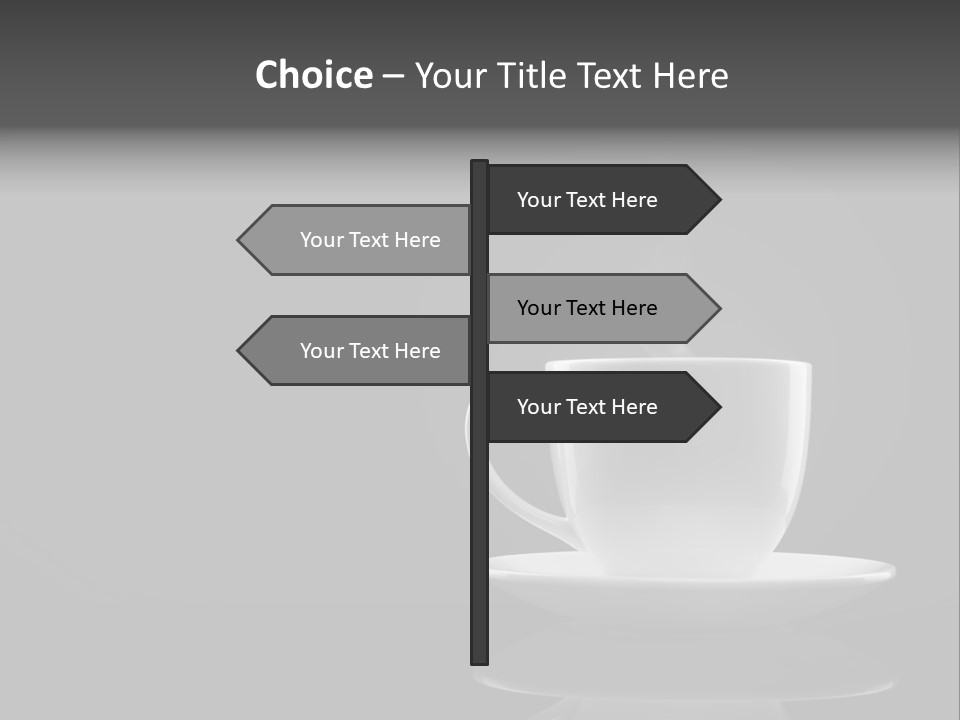 A Cup Of Coffee With Steam Coming Out Of It PowerPoint Template