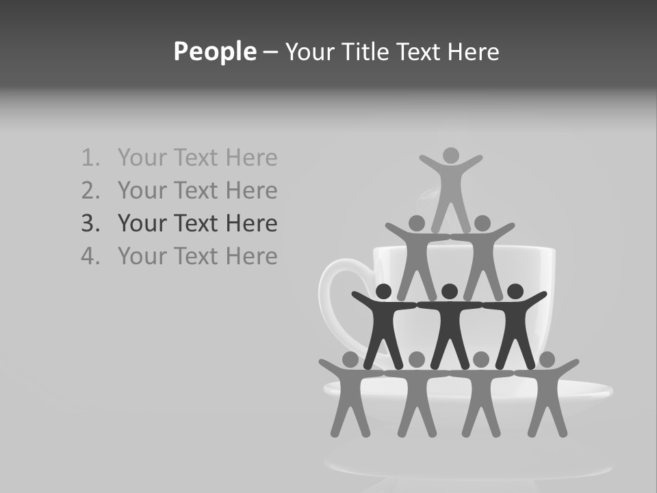 A Cup Of Coffee With Steam Coming Out Of It PowerPoint Template