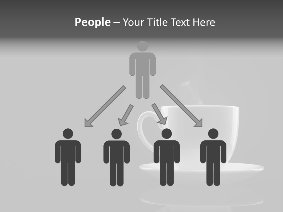 A Cup Of Coffee With Steam Coming Out Of It PowerPoint Template