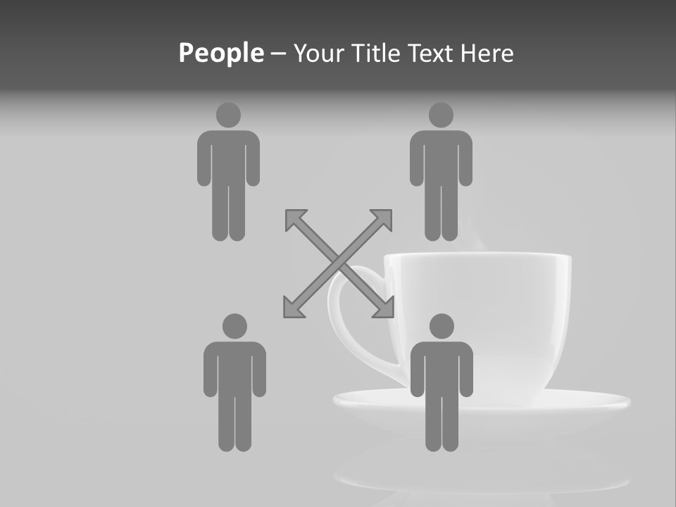A Cup Of Coffee With Steam Coming Out Of It PowerPoint Template