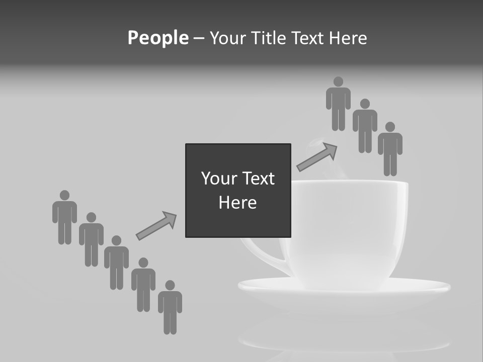 A Cup Of Coffee With Steam Coming Out Of It PowerPoint Template