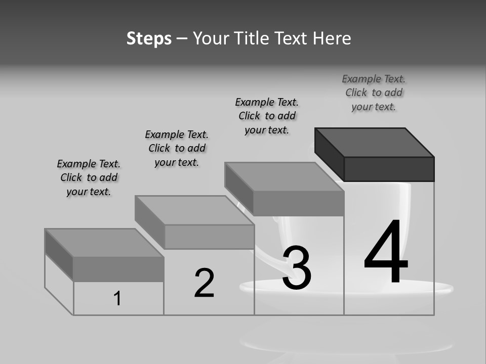 A Cup Of Coffee With Steam Coming Out Of It PowerPoint Template