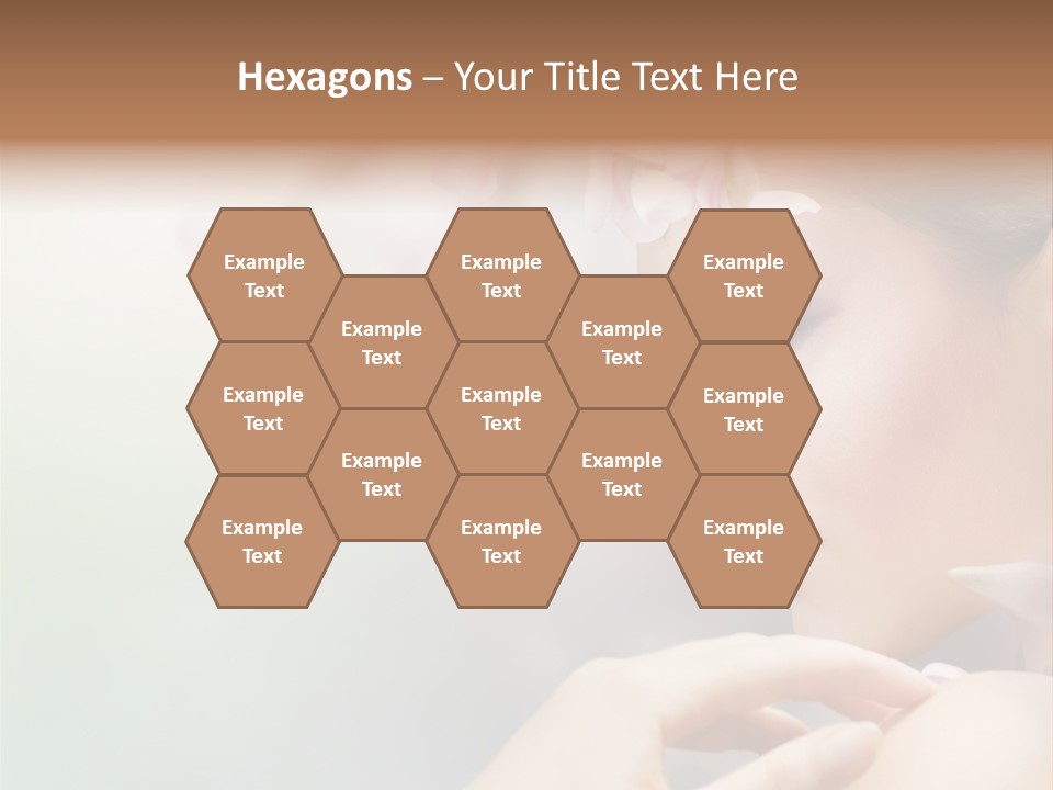 A Woman With A Flower In Her Hair PowerPoint Template