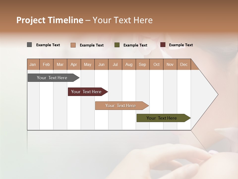 A Woman With A Flower In Her Hair PowerPoint Template