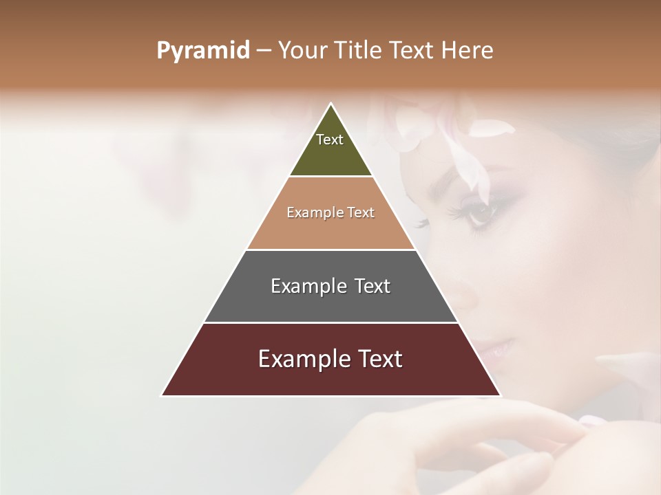 A Woman With A Flower In Her Hair PowerPoint Template