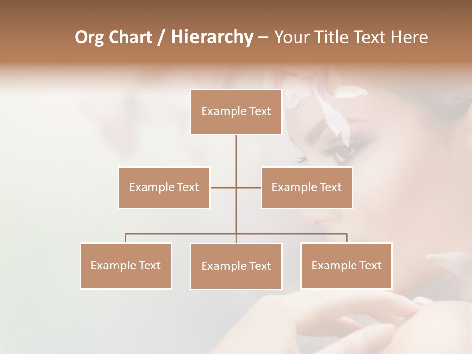 A Woman With A Flower In Her Hair PowerPoint Template