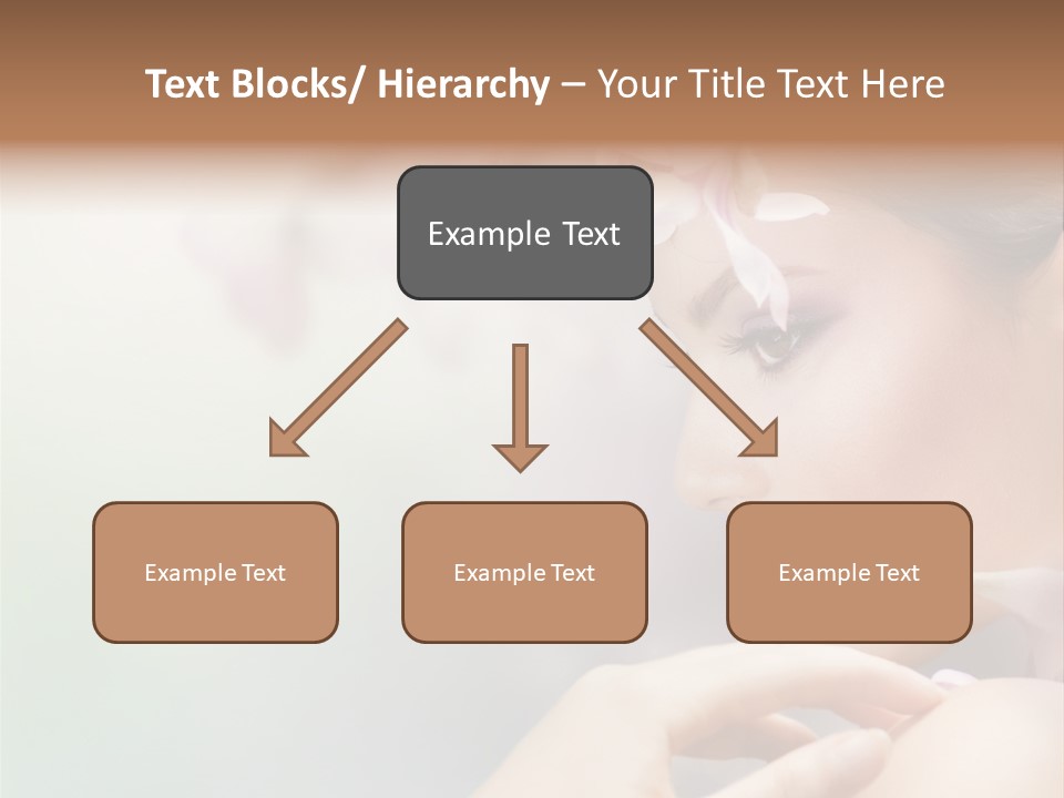 A Woman With A Flower In Her Hair PowerPoint Template