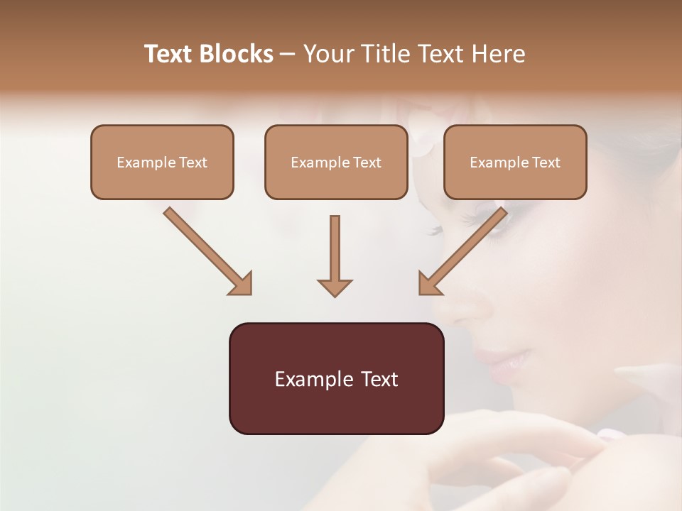 A Woman With A Flower In Her Hair PowerPoint Template