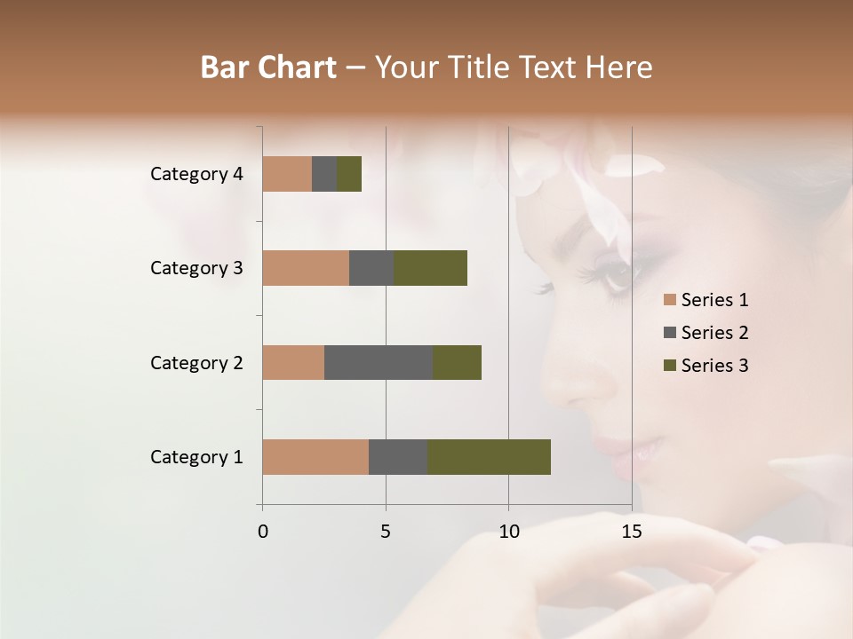 A Woman With A Flower In Her Hair PowerPoint Template