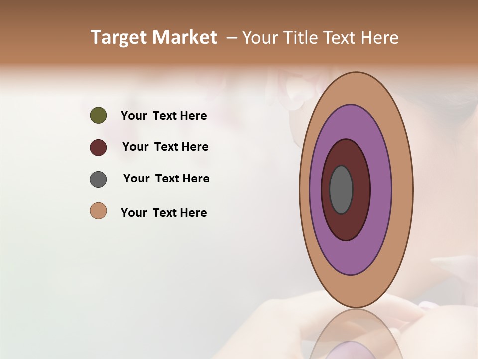 A Woman With A Flower In Her Hair PowerPoint Template