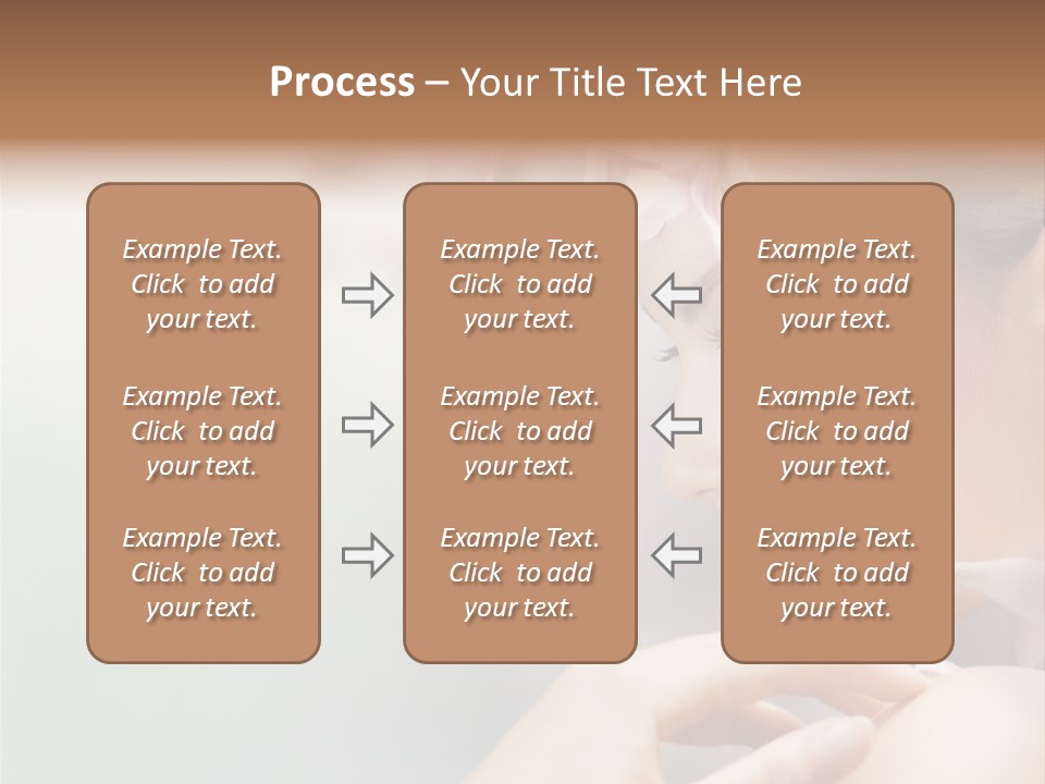 A Woman With A Flower In Her Hair PowerPoint Template