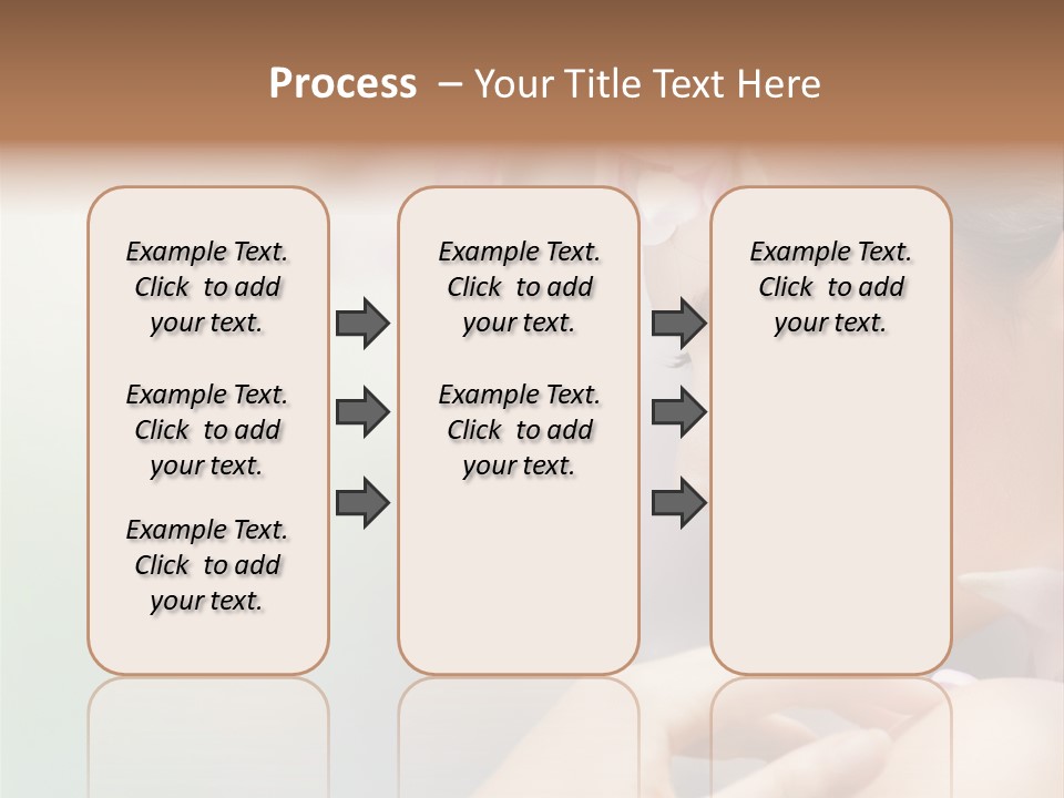A Woman With A Flower In Her Hair PowerPoint Template