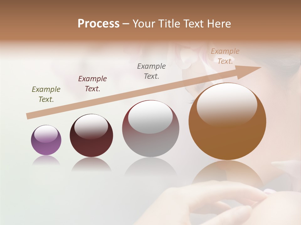 A Woman With A Flower In Her Hair PowerPoint Template