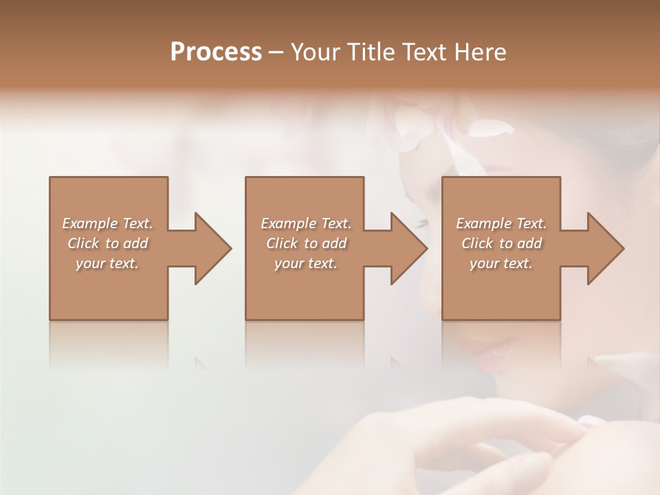 A Woman With A Flower In Her Hair PowerPoint Template