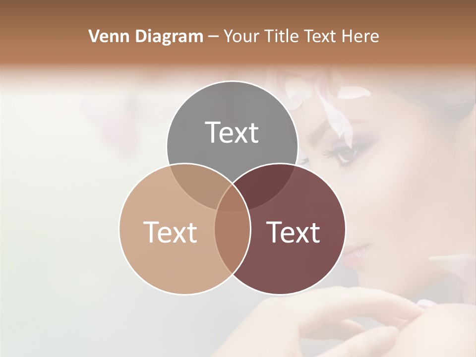 A Woman With A Flower In Her Hair PowerPoint Template