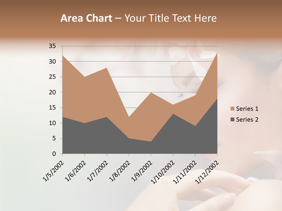 A Woman With A Flower In Her Hair PowerPoint Template