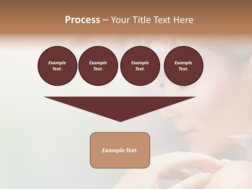 A Woman With A Flower In Her Hair PowerPoint Template