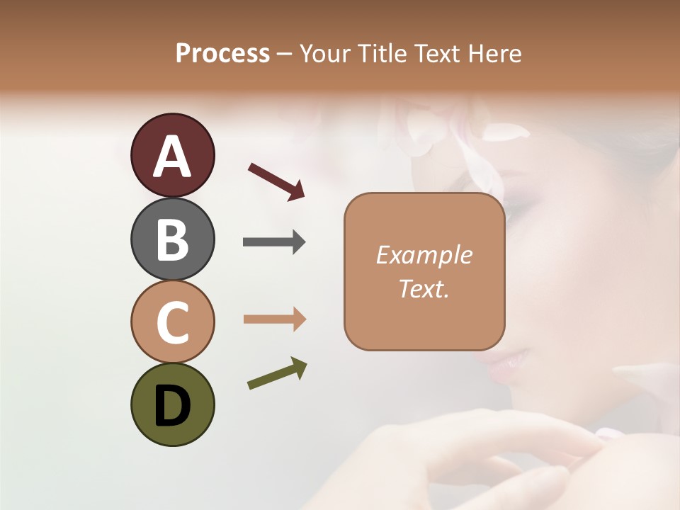 A Woman With A Flower In Her Hair PowerPoint Template