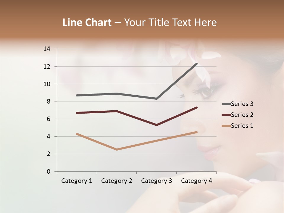 A Woman With A Flower In Her Hair PowerPoint Template