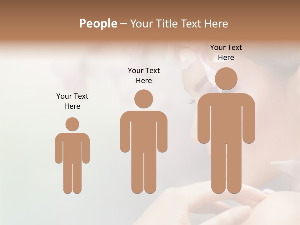 A Woman With A Flower In Her Hair PowerPoint Template