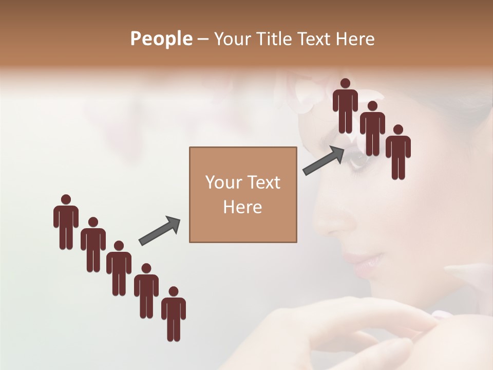 A Woman With A Flower In Her Hair PowerPoint Template