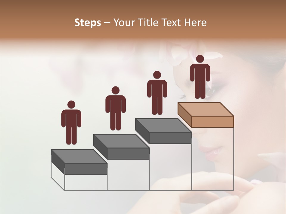 A Woman With A Flower In Her Hair PowerPoint Template