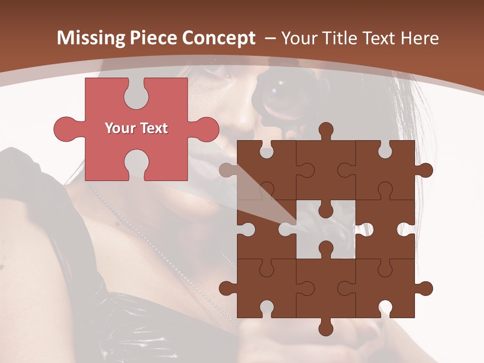 A Woman Holding A Gun In Her Hand PowerPoint Template