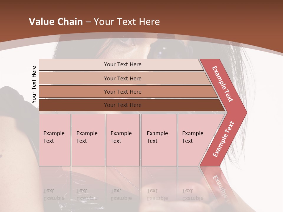 A Woman Holding A Gun In Her Hand PowerPoint Template