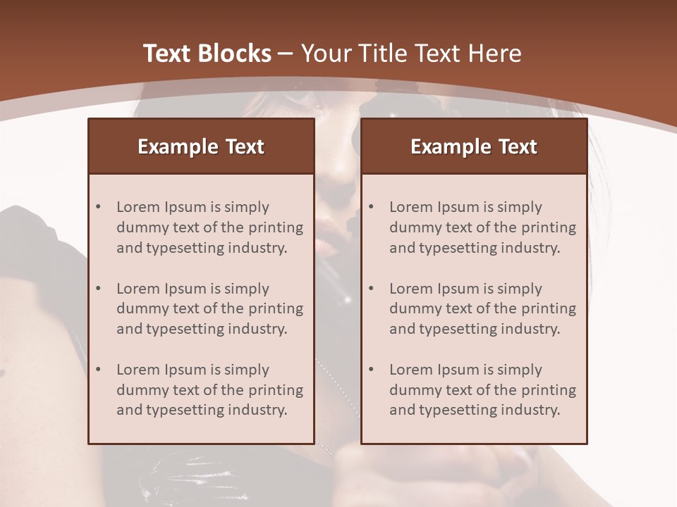 A Woman Holding A Gun In Her Hand PowerPoint Template