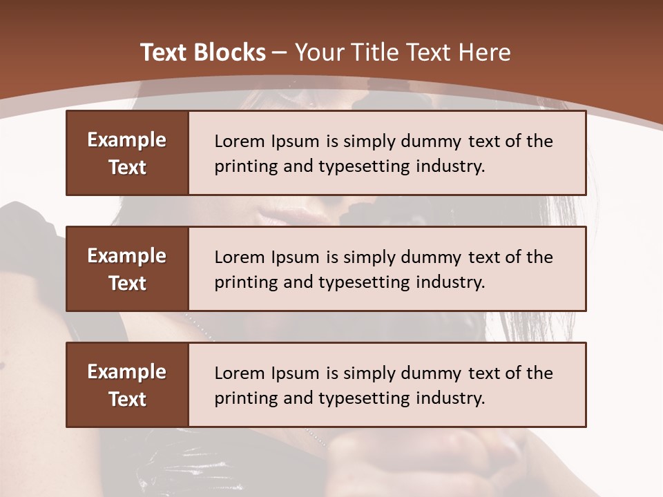 A Woman Holding A Gun In Her Hand PowerPoint Template