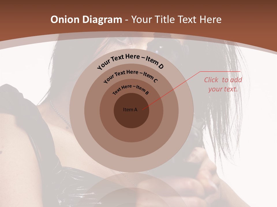 A Woman Holding A Gun In Her Hand PowerPoint Template