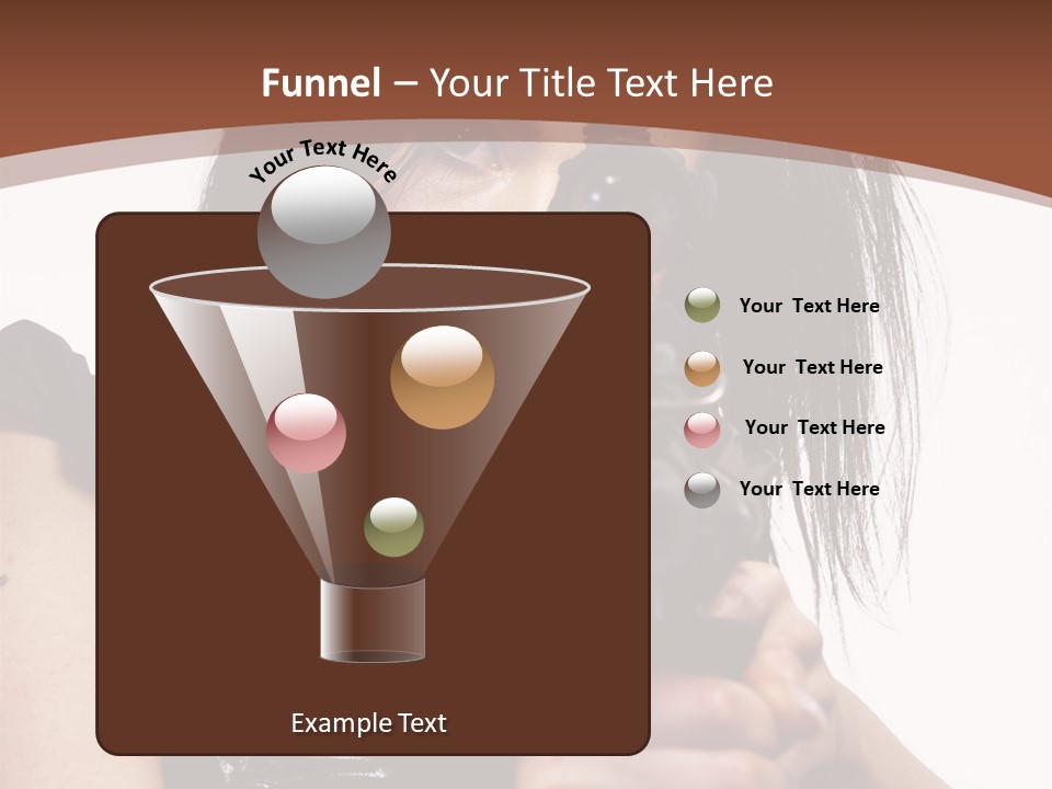 A Woman Holding A Gun In Her Hand PowerPoint Template