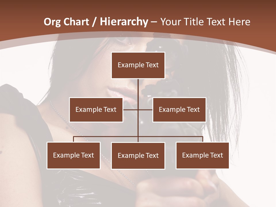 A Woman Holding A Gun In Her Hand PowerPoint Template