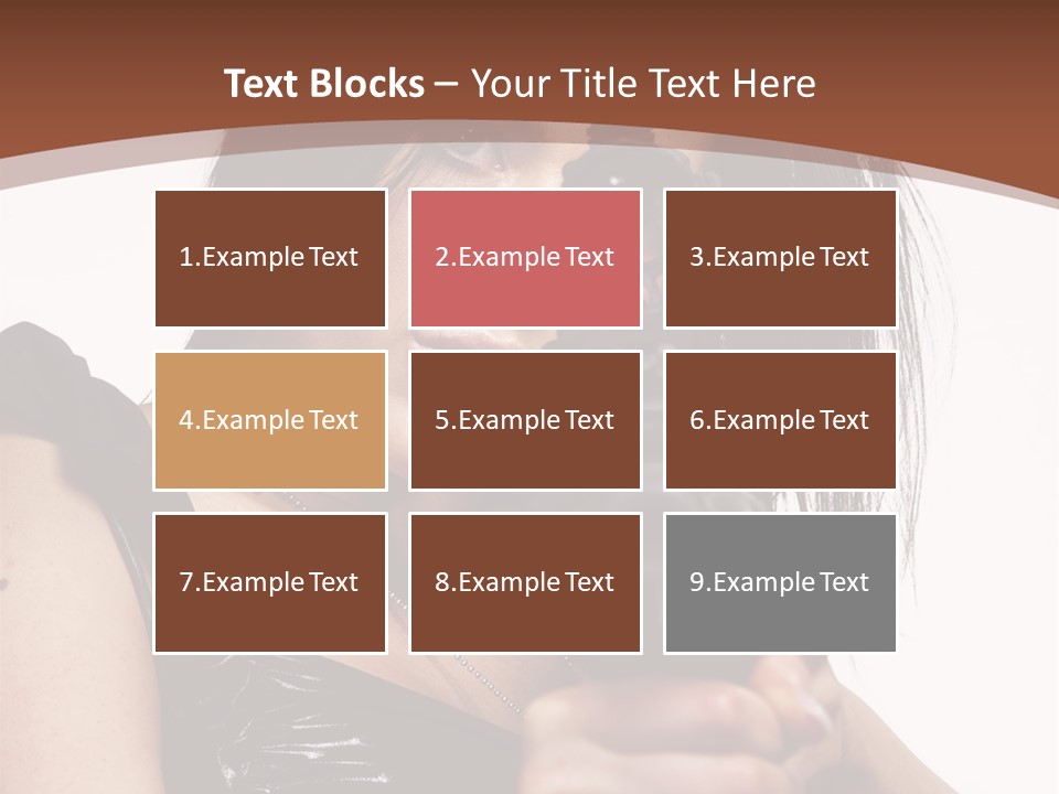 A Woman Holding A Gun In Her Hand PowerPoint Template