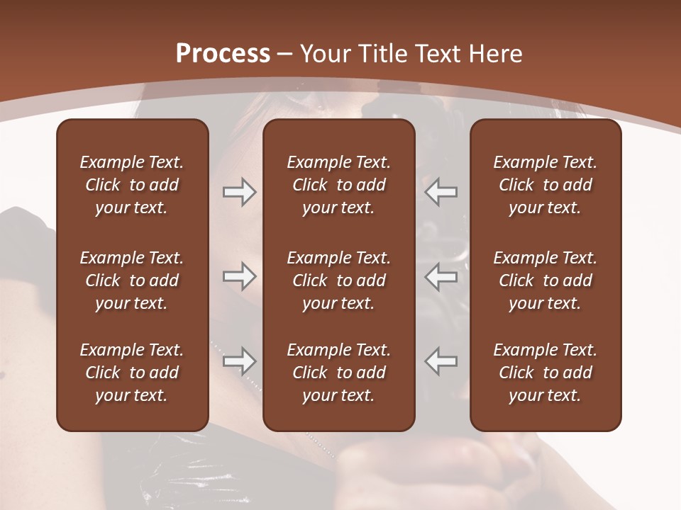 A Woman Holding A Gun In Her Hand PowerPoint Template