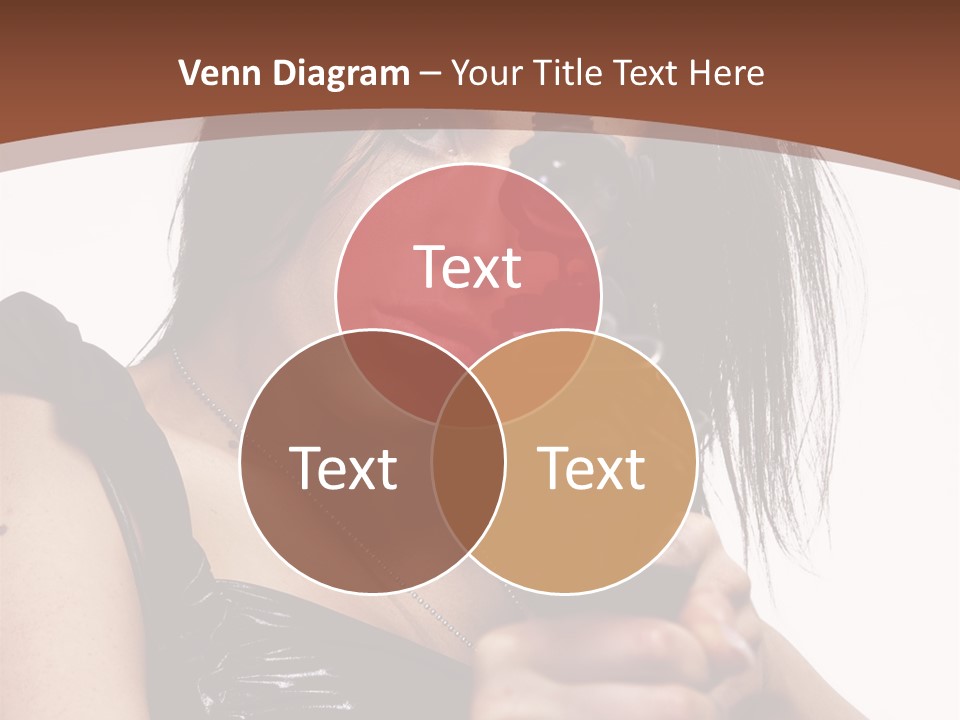 A Woman Holding A Gun In Her Hand PowerPoint Template