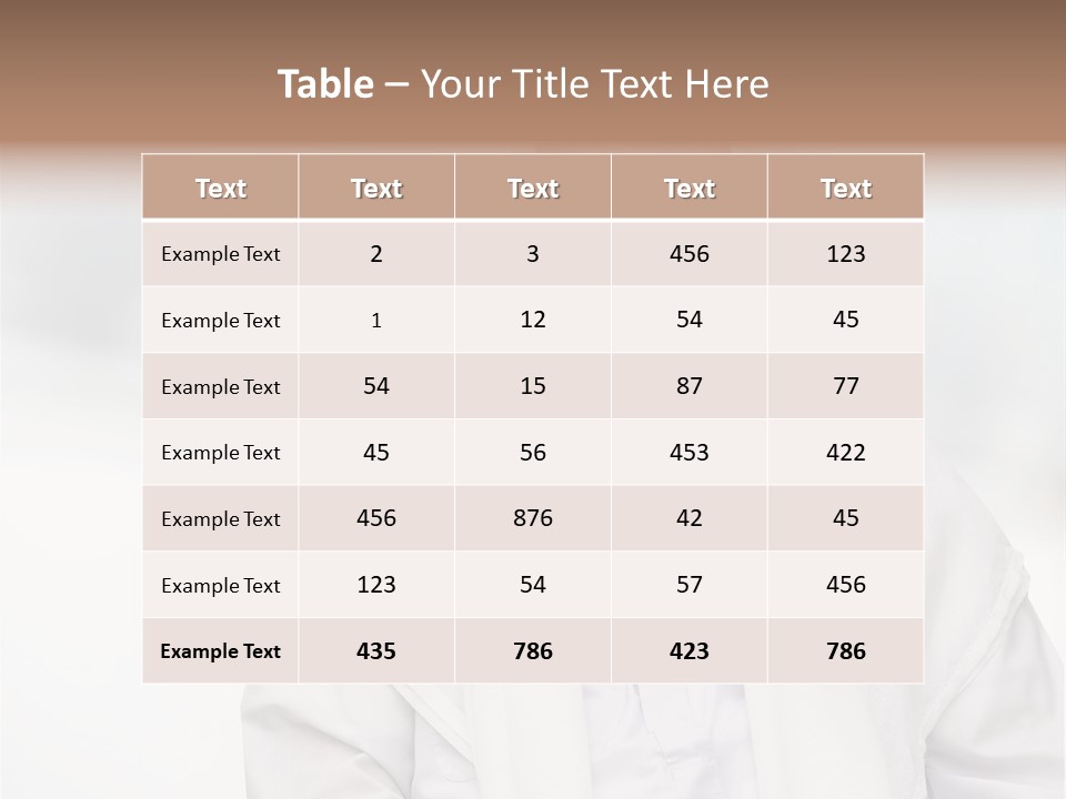A Man In A White Robe Is Smiling PowerPoint Template