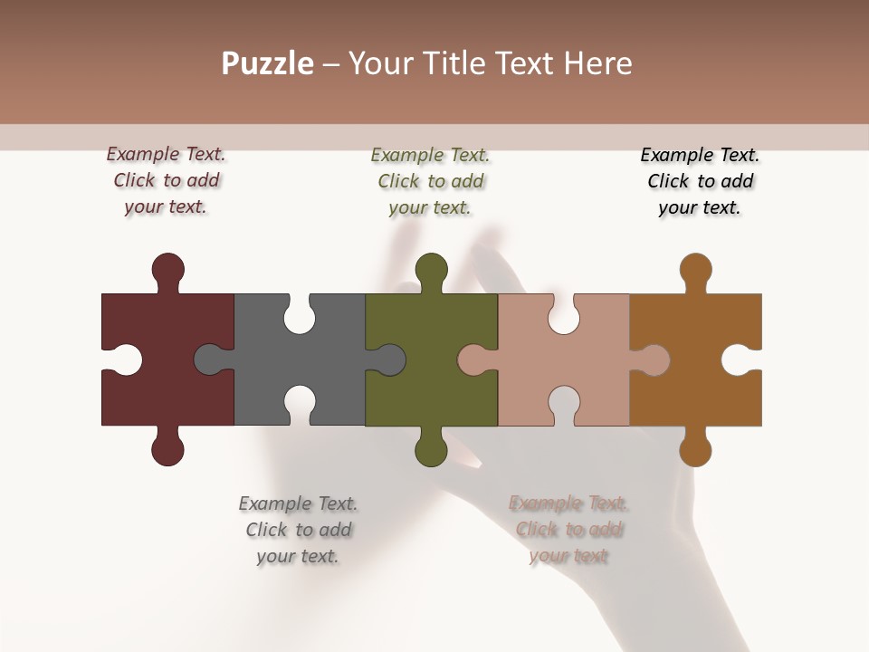 A Person's Hand Reaching Out From Behind A Wall PowerPoint Template