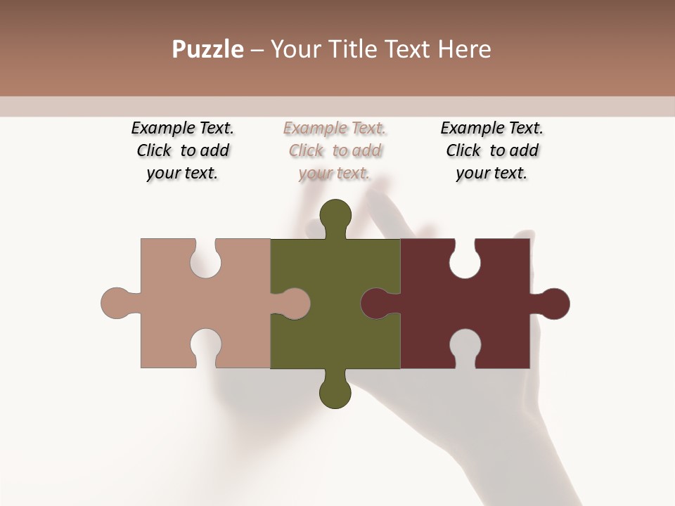 A Person's Hand Reaching Out From Behind A Wall PowerPoint Template