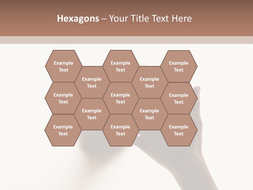 A Person's Hand Reaching Out From Behind A Wall PowerPoint Template