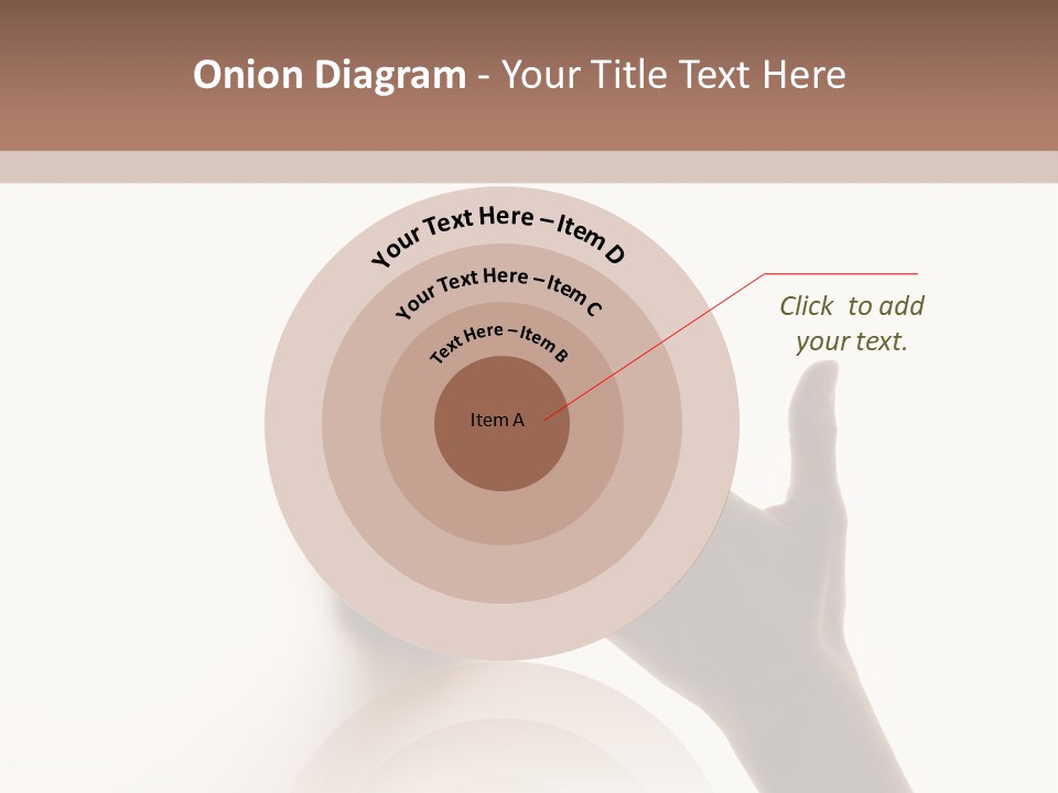 A Person's Hand Reaching Out From Behind A Wall PowerPoint Template