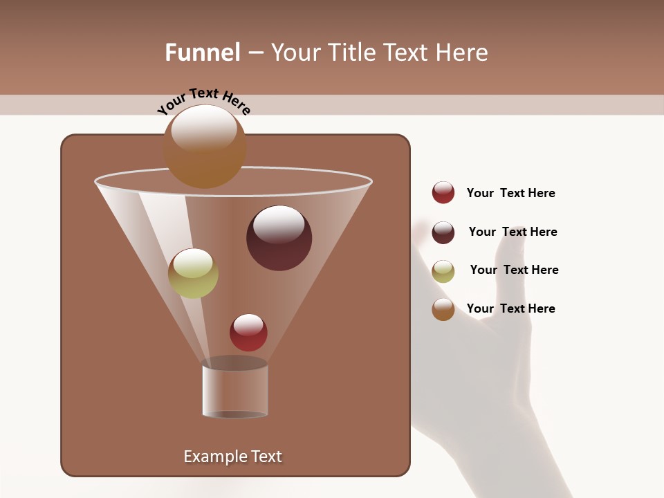 A Person's Hand Reaching Out From Behind A Wall PowerPoint Template